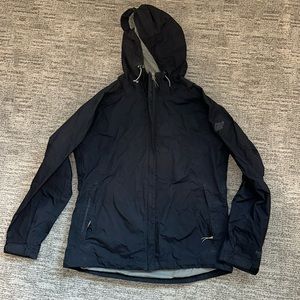EMS- eastern mountain sports black rain jacket